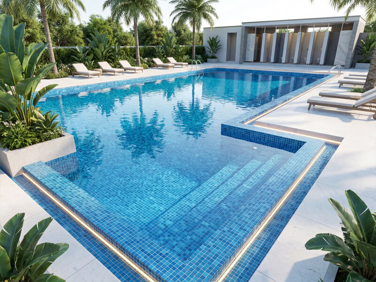 Piscine après travaux